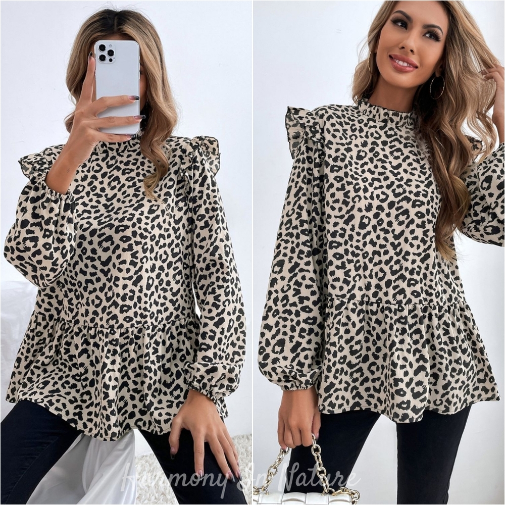 Spot On Ruffled Blouse - Picture 4 of 10